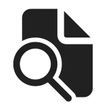 Document Search SVG Icon